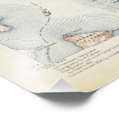 Vintage Karte von Seattle Washington Fotodruck (Ecke)