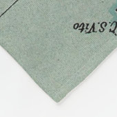 Vintage Karte von Sizilien Italien (1911) Fleecedecke (Ecke)