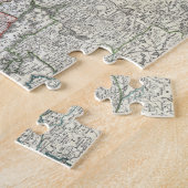 Vintage Karte von Skandinavien (1730) Puzzle (Seite)