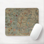 Vintage Karte von Skandinavien Mousepad (Mit Mouse)