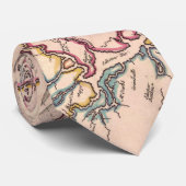 Vintage Karte von South Carolina (1690) Krawatte (Gerollt)