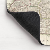 Vintage Karte von Spanien (1775) Mousepad (Ecke)