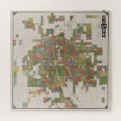 Vintage Karte von Spokane WA (1910) Puzzle (Horizontal)