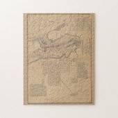 Vintage Karte von St. Augustine FL (1888) Puzzle (Vertikal)