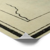 Vintage Karte von St. Augustine FL (1904) Poster (Ecke)