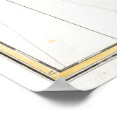 Vintage Karte von St. Domingue (1802) Poster (Ecke)