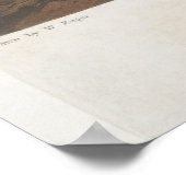 Vintage Karte von St. Johns Newfundland (1831) Poster (Ecke)