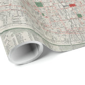 Vintage Karte von St. Louis Missouri (1921) Geschenkpapier (Rolleneckpunkt)