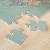 Vintage Karte von Staten Island (1891) Puzzle (Seite)