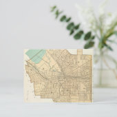 Vintage Karte von Syrakus New York (1895) (Stehend Vorderseite)