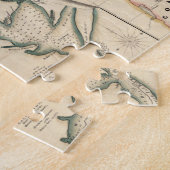 Vintage Karte von Texas (1835) Puzzle (Seite)