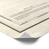 Vintage Karte von The Chesapeake Bay (1893) Poster (Ecke)