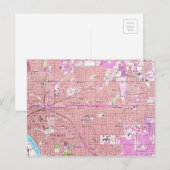 Vintage Karte von Tulsa Oklahoma (1954) (Vorne/Hinten)