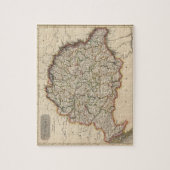 Vintage Karte von Ungarn (1817) Puzzle (Vertikal)