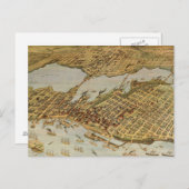 Vintage Karte von Vancouver BC (1898) (Vorne/Hinten)