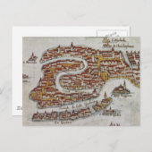 Vintage Karte von Venedig (1649) (Vorne/Hinten)