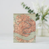 Vintage Karte von Venedig Italien (1920) (Stehend Vorderseite)