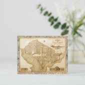 Vintage Karte von Washington, D.C. (ca. 1818) (Stehend Vorderseite)