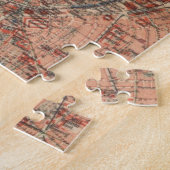 Vintage Karte von Wien Österreich (1920) Puzzle (Seite)