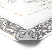 Vintage Karte von Wisconsin (1856) Poster (Ecke)