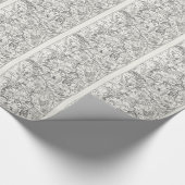 Vintage Karte von Yellowstone Nationalpark Geschenkpapier (Ecke)