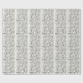 Vintage Karte von Yellowstone Nationalpark Geschenkpapier (Flach)