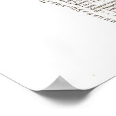 Vintage Karte von Youngstown Ohio (1883) Poster (Ecke)