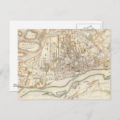 Vintage Karte Warschaus Polen (1831) (Vorne/Hinten)