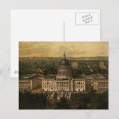 Vintage Karte Washington D.C. (1857) (Vorne/Hinten)