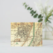 Vintage Karte West Lafayette Indiana Purdue (Stehend Vorderseite)