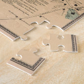 Vintage Karte Westport CT (1867) Puzzle (Seite)