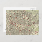 Vintage Karte Wien Österreich (1883) (Vorne/Hinten)