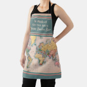 Vintage Karte World Atlas Travel Lover Schürze (InSitu)