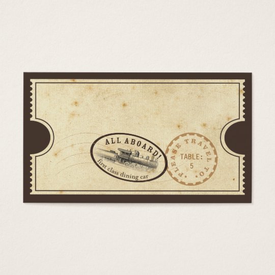 Vintage Karte - Zug-Eskorte-Karte