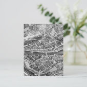 Vintage Karte Zürich Schweiz (1850) (Stehend Vorderseite)