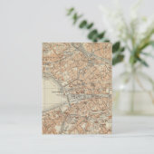 Vintage Karte Zürich Schweiz (1913) (Stehend Vorderseite)