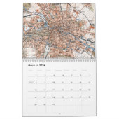 Vintage Karten des deutschen Kalenders Kalender (Mär 2026)