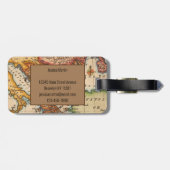 Vintage Karten Gepäckanhänger (Rückseite horizontal)