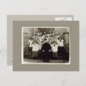 Vintage Karten - Katholischer Kirchenpriester und  (Vorne/Hinten)