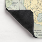 Vintage-Karten-Mauspad Mousepad (Ecke)
