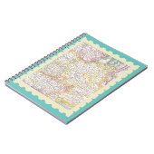 Vintage Karten Notizblock (Linke Seite)