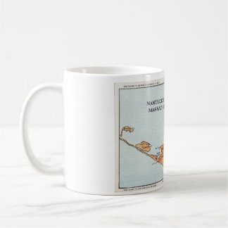 Vintage Karten-Schale Nantucket Kaffeetasse