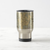 Vintage Karten-Tasse Reisebecher (Mittel)