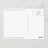Vintage Karten-und Blatt-Postkarte Postkarte (Rückseite)
