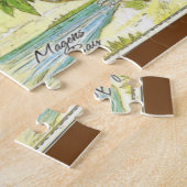 Vintage Karten, USVI Puzzle (Seite)