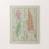 Vintage Karten, USVI Puzzle (Vertikal)