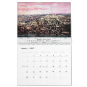 Vintage Karten von Philadelphia Kalender (Mär 2027)