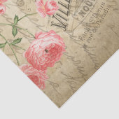 Vintage Kartenentnahme Seidenpapier (Detail)