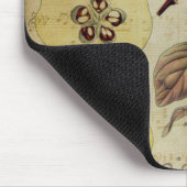 Vintage Kartenmodefläche Mousepad (Ecke)