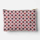 Vintage Kartenspiel Farben Reißverschluss Beutel (Rückseite)